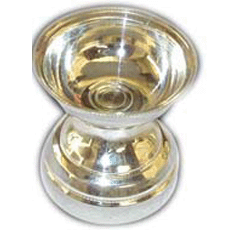 Silver Diya - Set of 2